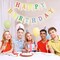 Happy Birthday Banner - NO-DIY Colorful Burlap Happy Birthday Banner Sign Happy Birthdays Party Decoration Happy Birthdays Banners Bunting for Women Men Girl Boy Celebration Party Backdrop